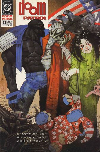 Cover to Doom Patrol #33 by Simon Bisley Cover to Doom Patrol #33 by Simon Bisley
